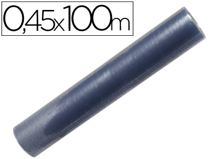 ROLLO PLASTICO FORRALIBROS 0,45X100 MT 70 MC